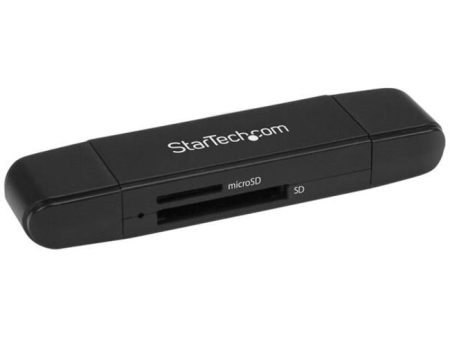 StarTech.com USB 3.0 Memory Card Reader for SD and microSD Cards - USB-C and USB-A - Portable USB SD and microSD Card Reader Online Hot Sale