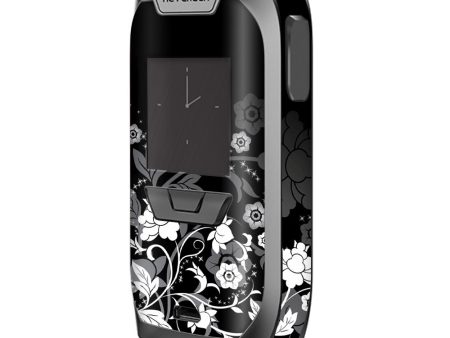 Black Floral Pattern Vaporesso Revenger Skin For Discount