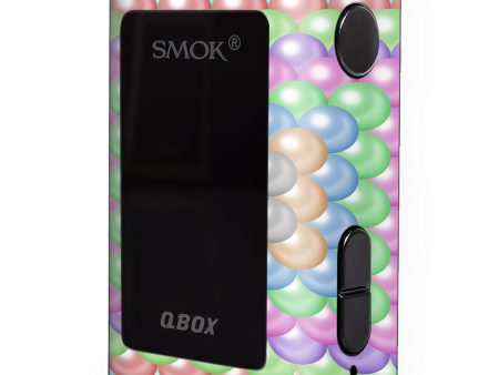 Pastel Bubbles Design Smok Q-Box Skin For Discount