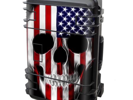 American Skull Flag In Skull Seahorse Case Se-920 Skin Fashion