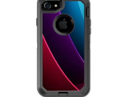 Abstract Colorful Panels Otterbox Defender iPhone 7 or iPhone 8 Skin For Sale