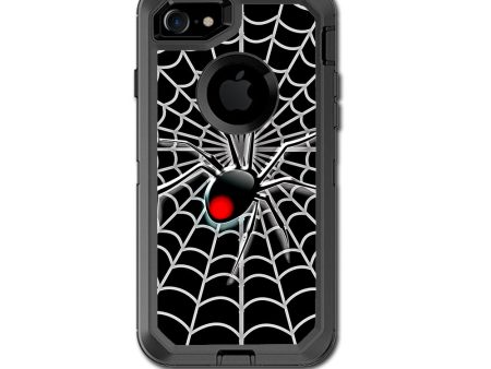 Black Widow Spider Web Otterbox Defender iPhone 7 or iPhone 8 Skin Online