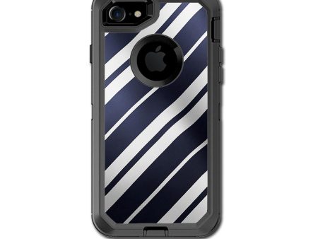 Black White Stripes Otterbox Defender iPhone 7 or iPhone 8 Skin Online Hot Sale