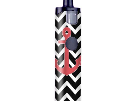 Black Chevron With Rose Anchor Wismec Motiv Pod Skin For Discount