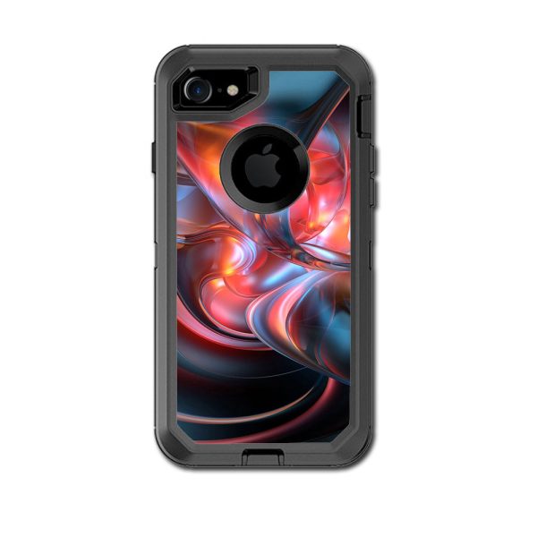 Abstract Blown Glass Otterbox Defender iPhone 7 or iPhone 8 Skin For Sale