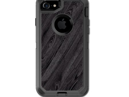 Black Wood Otterbox Defender iPhone 7 or iPhone 8 Skin For Sale