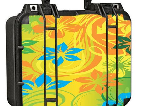 Colorful Floral Pattern Pelican Case 1400 Skin Online now