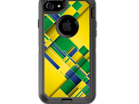 Brazil Tech Colors Otterbox Defender iPhone 7 or iPhone 8 Skin Online Sale