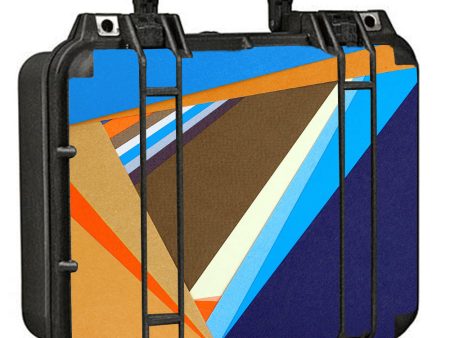 Abstract Patterns Blue Tan Pelican Case 1400 Skin Sale